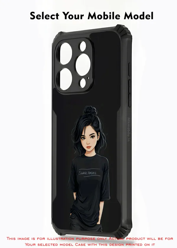 Black_Illustrated_Girl_Design_Printed_Bumper_Glossy_Back_Case_Cover_With_Camera_Protection_Mk000185_Ip