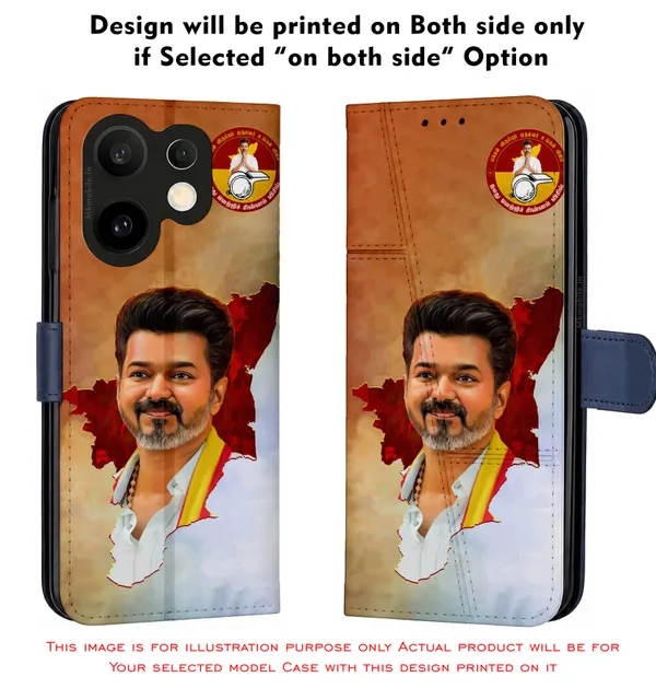 Tvk_Cm_C_Joseph_Vijay_Thalapathy_Design_Printed_Flip_Case_Cover_With_Camera_Protection_Mk000192_Fcuv