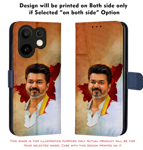 Tvk_Cm_C_Joseph_Vijay_Thalapathy_Design_Printed_Flip_Case_Cover_With_Camera_Protection_Mk000193_Fcuv