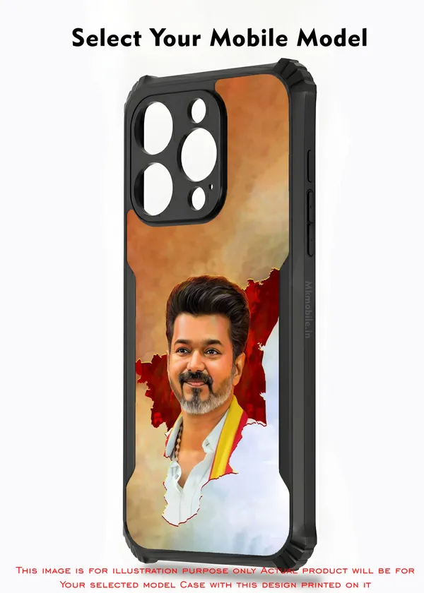 Tvk_Cm_C_Joseph_Vijay_Thalapathy_Design_Printed_Bumper_Glossy_Back_Case_Cover_With_Camera_Protection_Mk000193_Ip