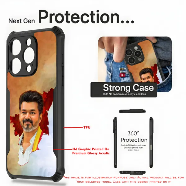 Tvk_Cm_C_Joseph_Vijay_Thalapathy_Design_Printed_Bumper_Glossy_Back_Case_Cover_With_Camera_Protection_Mk000193_Ip