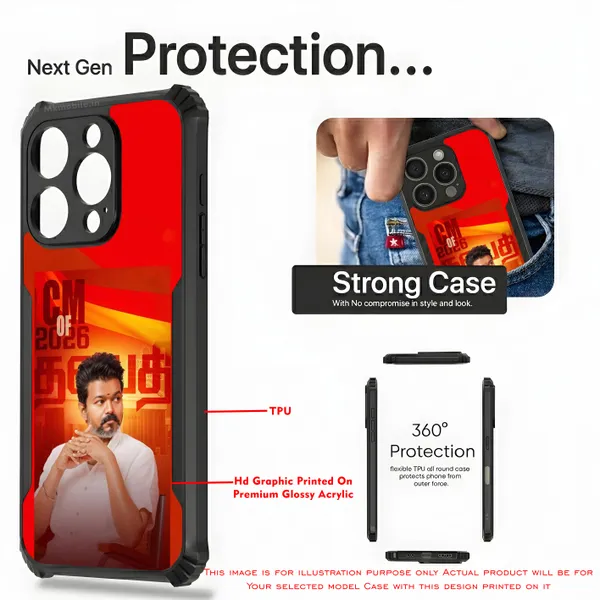 Tvk_Cm_C_Joseph_Vijay_Thalapathy_Design_Printed_Bumper_Glossy_Back_Case_Cover_With_Camera_Protection_Mk000195_Ip