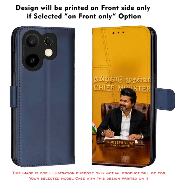 Tvk_Cm_C_Joseph_Vijay_Thalapathy_Design_Printed_Flip_Case_Cover_With_Camera_Protection_Mk000198_Fcuv