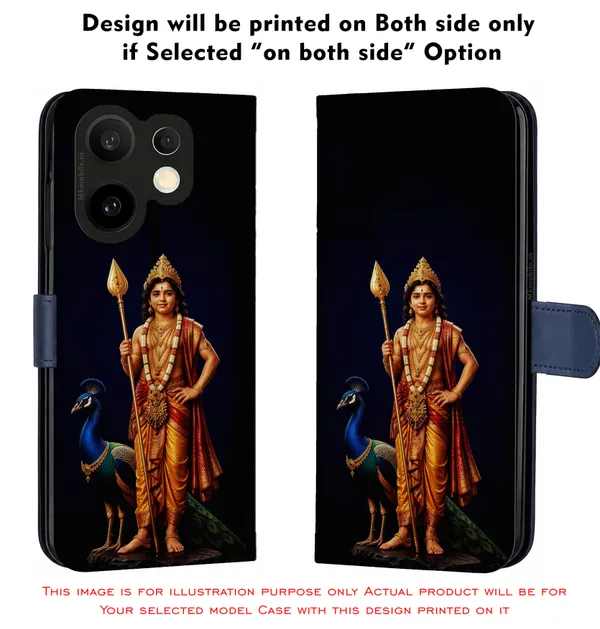 Kartikeya_Hindu_Deity_Murugan_Design_Printed_Flip_Case_Cover_With_Camera_Protection_Mk000199_Fcuv