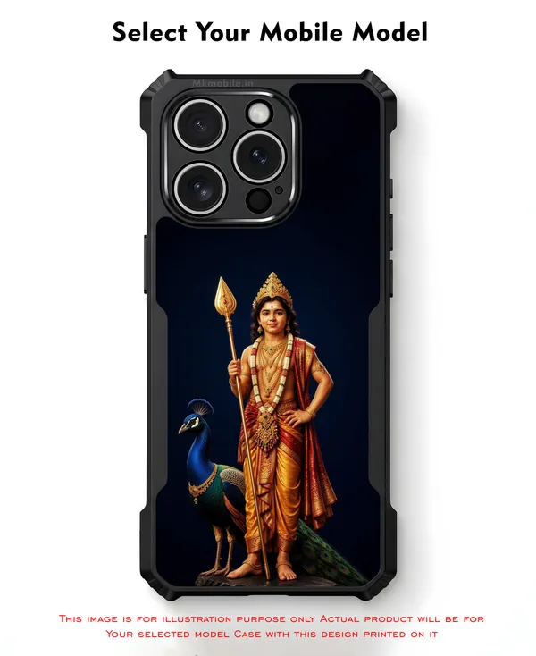 Kartikeya_Hindu_Deity_Murugan_Design_Printed_Bumper_Glossy_Back_Case_Cover_With_Camera_Protection_Mk000199_Ip