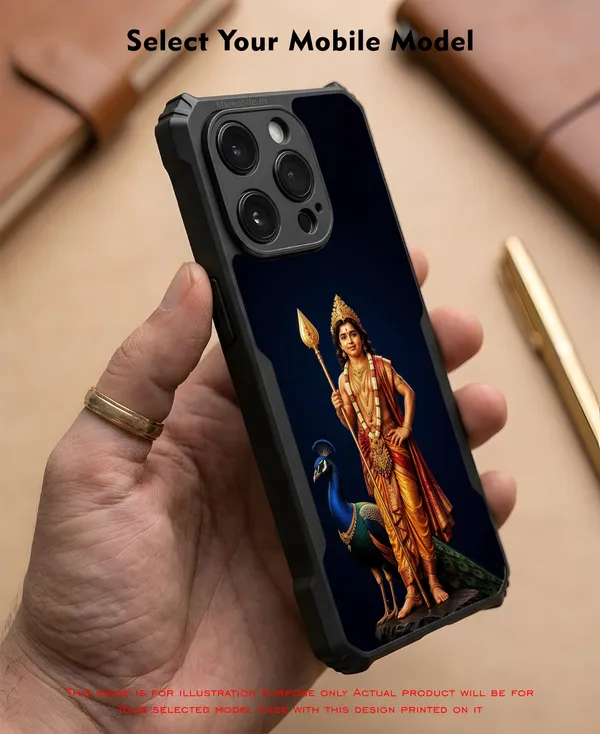 Kartikeya_Hindu_Deity_Murugan_Design_Printed_Bumper_Glossy_Back_Case_Cover_With_Camera_Protection_Mk000199_Ip