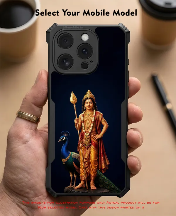 Kartikeya_Hindu_Deity_Murugan_Design_Printed_Bumper_Glossy_Back_Case_Cover_With_Camera_Protection_Mk000199_Ip
