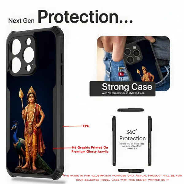 Kartikeya_Hindu_Deity_Murugan_Design_Printed_Bumper_Glossy_Back_Case_Cover_With_Camera_Protection_Mk000199_Ip