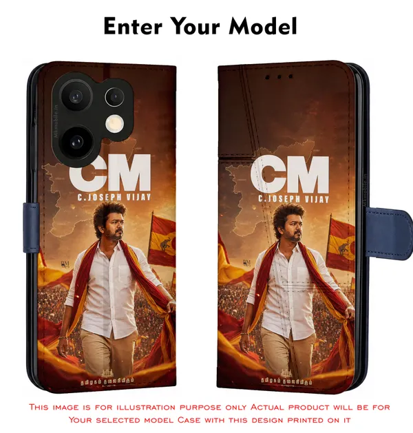 Tvk_Cm_C_Joseph_Vijay_Thalapathy_Design_Printed_Flip_Case_Cover_With_Camera_Protection_Mk000203_Fcuv