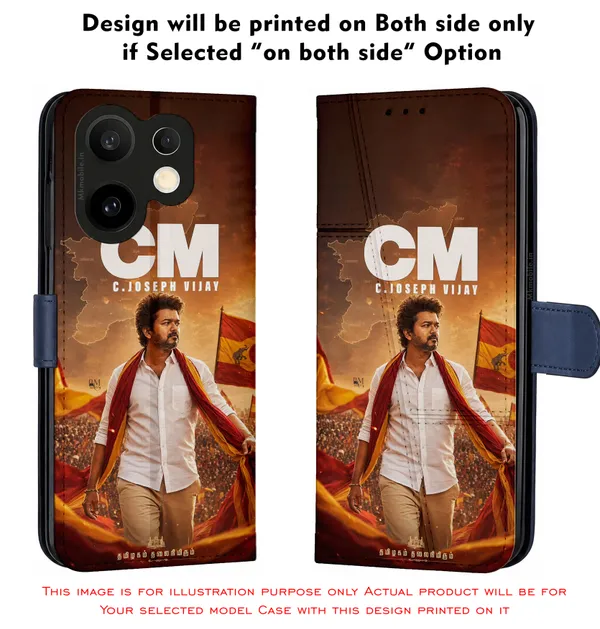 Tvk_Cm_C_Joseph_Vijay_Thalapathy_Design_Printed_Flip_Case_Cover_With_Camera_Protection_Mk000203_Fcuv
