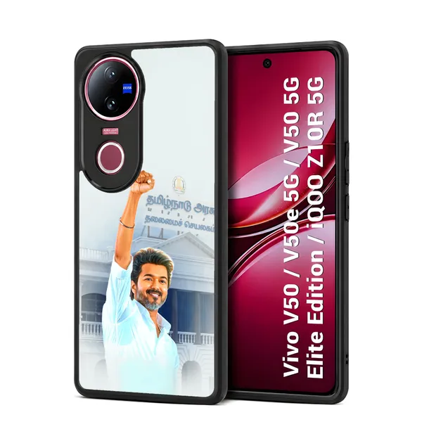 Tvk_Cm_C_Joseph_Vijay_Thalapathy_Design_Printed_Premium_Glossy_Back_Case_Cover_With_Camera_Protection_For_Vivo_V50_/_V50e_/_V50_5g_Elite_Edition_/_iQOO_Z10r_5g_Mk000204_Bx