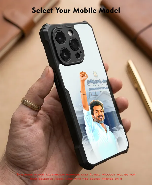 Tvk_Cm_C_Joseph_Vijay_Thalapathy_Design_Printed_Bumper_Glossy_Back_Case_Cover_With_Camera_Protection_Mk000204_Ip