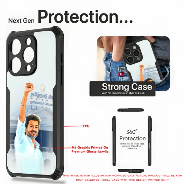 Tvk_Cm_C_Joseph_Vijay_Thalapathy_Design_Printed_Bumper_Glossy_Back_Case_Cover_With_Camera_Protection_Mk000204_Ip