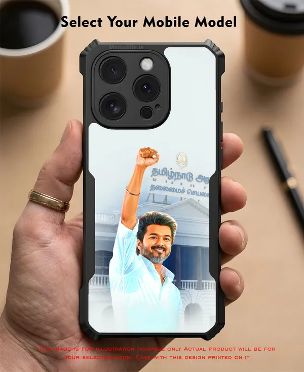 Tvk_Cm_C_Joseph_Vijay_Thalapathy_Design_Printed_Bumper_Glossy_Back_Case_Cover_With_Camera_Protection_Mk000204_Ip