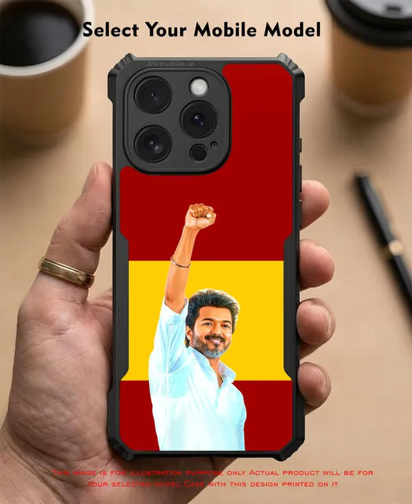 Tvk_Cm_C_Joseph_Vijay_Thalapathy_Design_Printed_Bumper_Glossy_Back_Case_Cover_With_Camera_Protection_Mk000206_Ip
