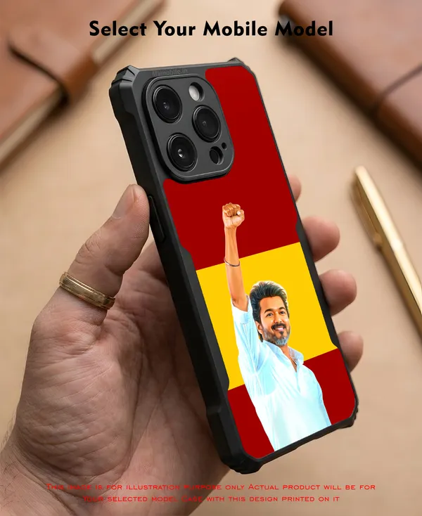 Tvk_Cm_C_Joseph_Vijay_Thalapathy_Design_Printed_Bumper_Glossy_Back_Case_Cover_With_Camera_Protection_Mk000206_Ip