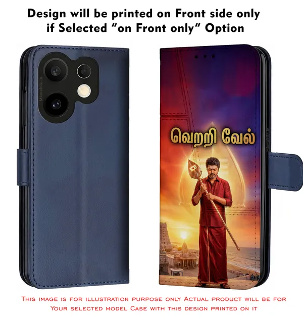 Tvk_Cm_C_Joseph_Vijay_Thalapathy_Vetri_Vel_Traditional_Tamil__Design_Printed_Flip_Case_Cover_With_Camera_Protection_Mk000207_Fcuv