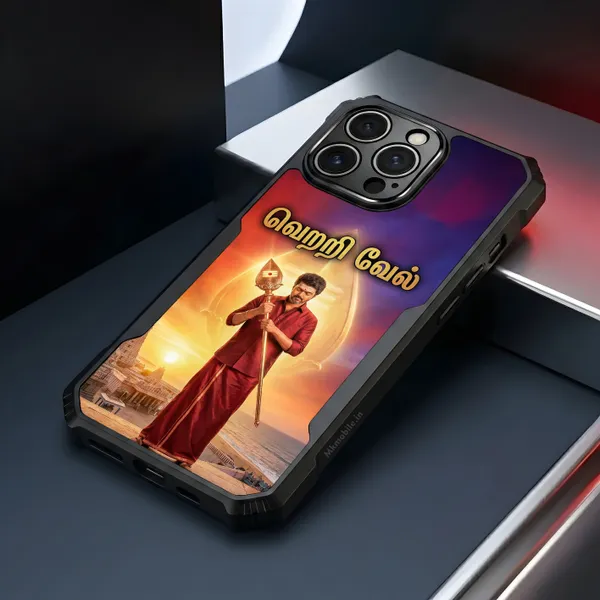 Tvk_Cm_C_Joseph_Vijay_Thalapathy_Vetri_Vel_Traditional_Tamil__Design_Printed_Bumper_Glossy_Back_Case_Cover_With_Camera_Protection_Mk000207_Ip