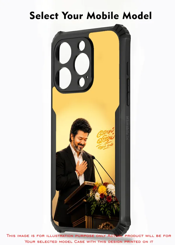 Tvk_Cm_C_Joseph_Vijay_Thalapathy_Design_Printed_Bumper_Glossy_Back_Case_Cover_With_Camera_Protection_Mk000210_Ip