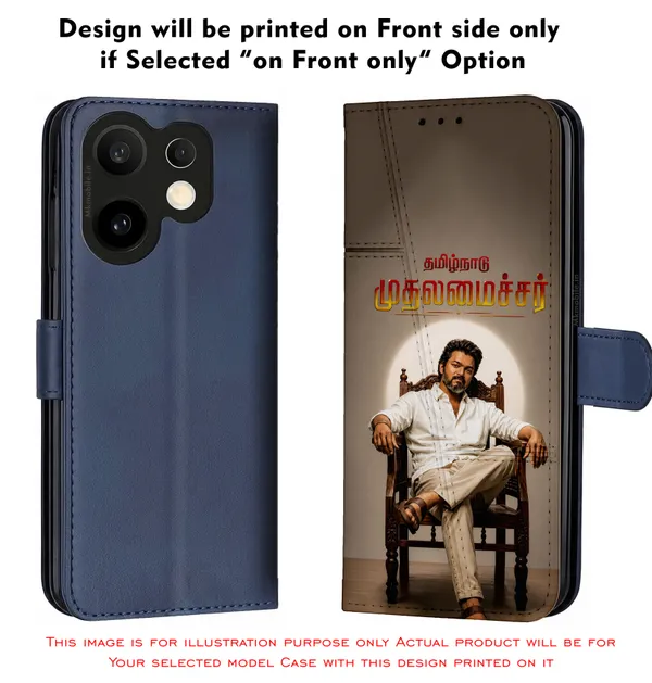 Tvk_Cm_C_Joseph_Vijay_Thalapathy_Mudalammasar_Design_Printed_Flip_Case_Cover_With_Camera_Protection_Mk000211_Fcuv