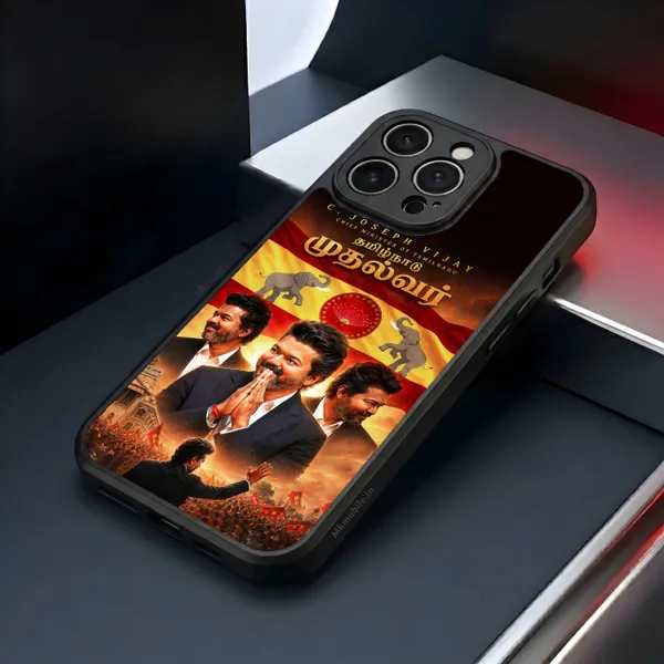 Tvk_Cm_C_Joseph_Vijay_Thalapathy_Mudhalvar_Design_Printed_Premium_Glossy_Back_Case_Cover_With_Camera_Protection_Mk000212_Bx