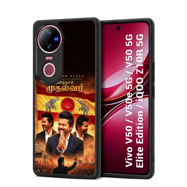 Tvk_Cm_C_Joseph_Vijay_Thalapathy_Mudhalvar_Design_Printed_Premium_Glossy_Back_Case_Cover_With_Camera_Protection_For_Vivo_V50_/_V50e_/_V50_5g_Elite_Edition_/_iQOO_Z10r_5g_Mk000212_Bx
