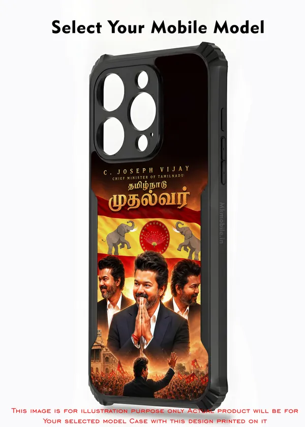 Tvk_Cm_C_Joseph_Vijay_Thalapathy_Mudhalvar_Design_Printed_Bumper_Glossy_Back_Case_Cover_With_Camera_Protection_Mk000212_Ip