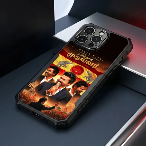 Tvk_Cm_C_Joseph_Vijay_Thalapathy_Mudhalvar_Design_Printed_Bumper_Glossy_Back_Case_Cover_With_Camera_Protection_Mk000212_Ip