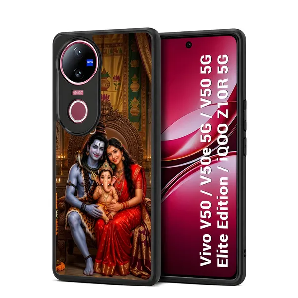 Shiv_Parivar_Divine_Family_Portrait_Design_Printed_Premium_Glossy_Back_Case_Cover_With_Camera_Protection_For_Vivo_V50_/_V50e_/_V50_5g_Elite_Edition_/_iQOO_Z10r_5g_Mk000215_Bx