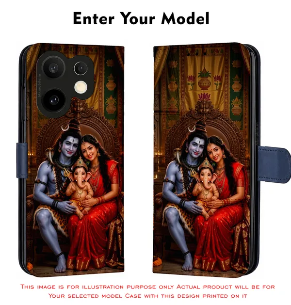 Shiv_Parivar_Divine_Family_Portrait_Design_Printed_Flip_Case_Cover_With_Camera_Protection_Mk000215_Fcuv