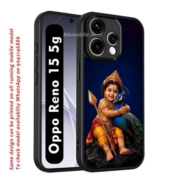 Baby_Krishna_With_Peacock_Design_Printed_Premium_Glossy_Back_Case_Cover_With_Camera_Protection_For_OPPO_RENO_15_5g_Mk000218_Bx