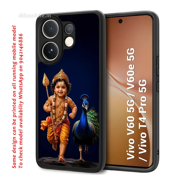 Lord_Murugan_With_Peacock_Design_Printed_Premium_Glossy_Back_Case_Cover_With_Camera_Protection_For_Vivo_V60_5G_/_V60e_/_T4_Pro_5G_Mk000219_Bx