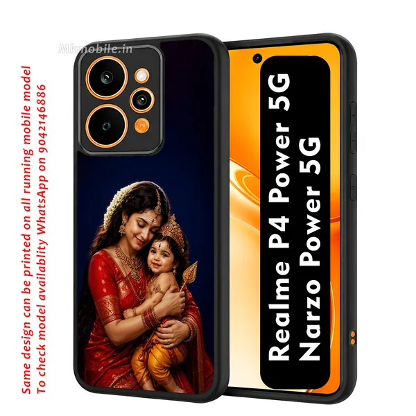 Baby_Krishna_With_Mom_Design_Printed_Premium_Glossy_Back_Case_Cover_With_Camera_Protection_For_Realme_P4_Power_5G_/_Narzo_Power_5G_Mk000220_Bx