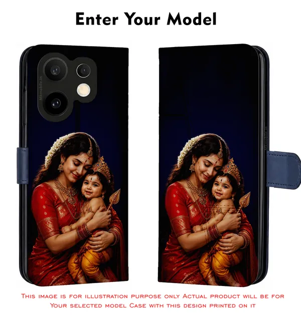 Baby_Krishna_With_Mom__Design_Printed_Flip_Case_Cover_With_Camera_Protection_Mk000220_Fcuv