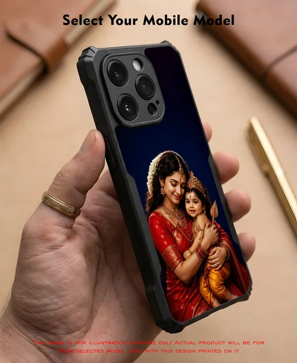 Baby_Krishna_With_Mom__Design_Printed_Bumper_Glossy_Back_Case_Cover_With_Camera_Protection_Mk000220_Ip