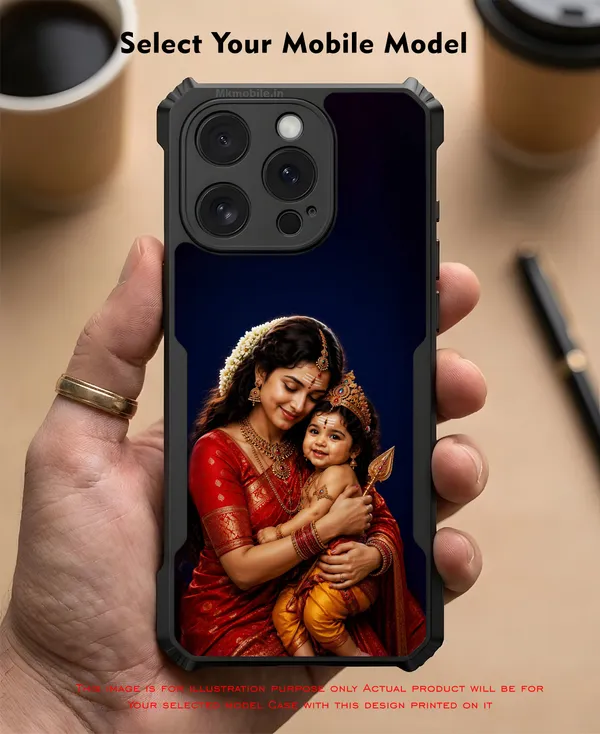 Baby_Krishna_With_Mom__Design_Printed_Bumper_Glossy_Back_Case_Cover_With_Camera_Protection_Mk000220_Ip