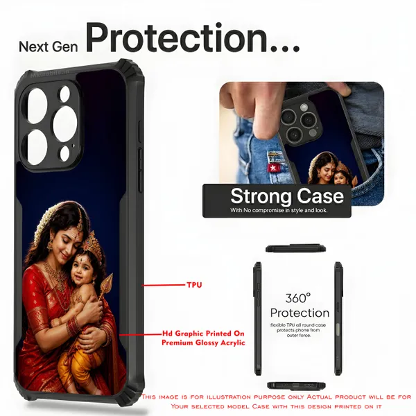 Baby_Krishna_With_Mom__Design_Printed_Bumper_Glossy_Back_Case_Cover_With_Camera_Protection_Mk000220_Ip