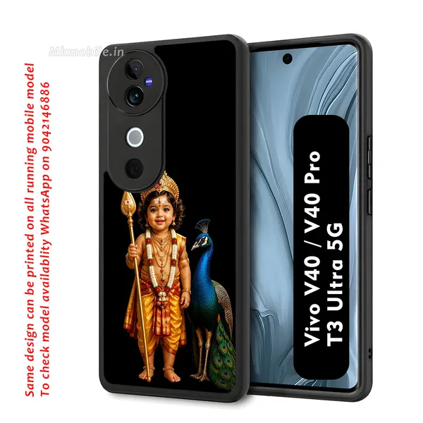 Black_Murugan_Design_Printed_Premium_Glossy_Back_Case_Cover_With_Camera_Protection_For_Vivo_V40_5G_/_V40_Pro_5G_/_T3_Ultra_5G_Mk000221_Bx