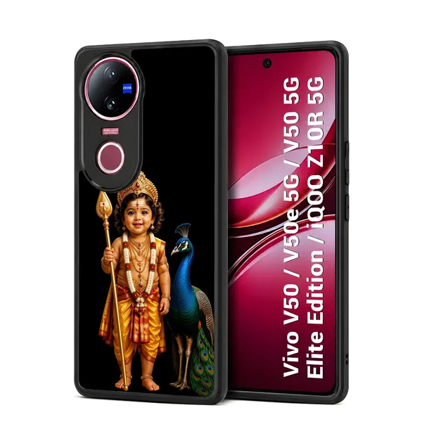Black_Murugan_Design_Printed_Premium_Glossy_Back_Case_Cover_With_Camera_Protection_For_Vivo_V50_/_V50e_/_V50_5g_Elite_Edition_/_iQOO_Z10r_5g_Mk000221_Bx