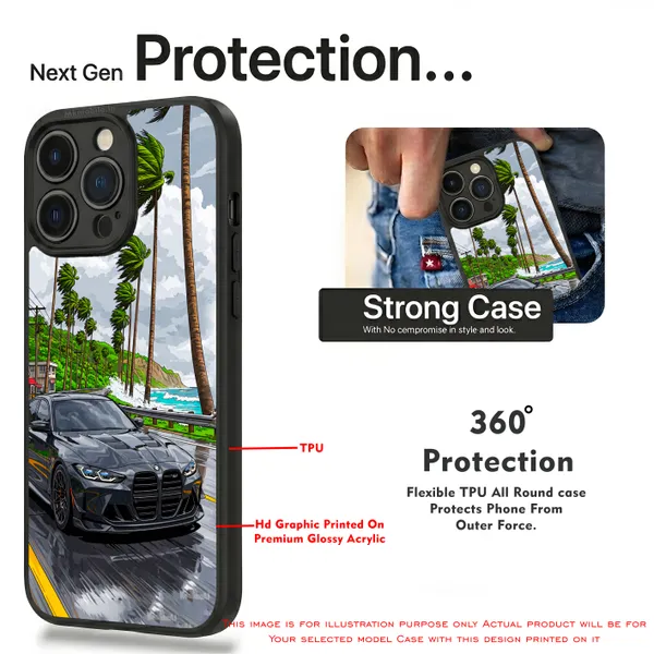 Sports_Car_On_Street__Design_Printed_Premium_Glossy_Back_Case_Cover_With_Camera_Protection_Mk000228_Bx