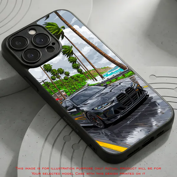 Sports_Car_On_Street__Design_Printed_Premium_Glossy_Back_Case_Cover_With_Camera_Protection_Mk000228_Bx