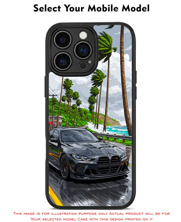 Sports_Car_On_Street__Design_Printed_Premium_Glossy_Back_Case_Cover_With_Camera_Protection_Mk000228_Bx