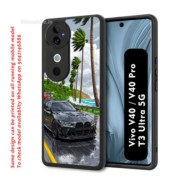 Sports_Car_On_Street_Design_Printed_Premium_Glossy_Back_Case_Cover_With_Camera_Protection_For_Vivo_V40_5G_/_V40_Pro_5G_/_T3_Ultra_5G_Mk000228_Bx