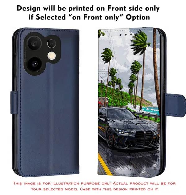 Sports_Car_On_Street__Design_Printed_Flip_Case_Cover_With_Camera_Protection_Mk000228_Fcuv