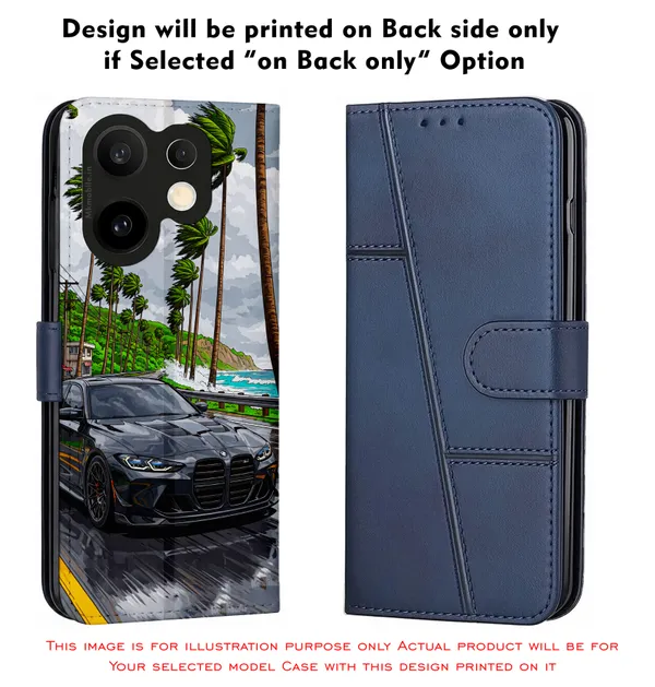 Sports_Car_On_Street__Design_Printed_Flip_Case_Cover_With_Camera_Protection_Mk000228_Fcuv
