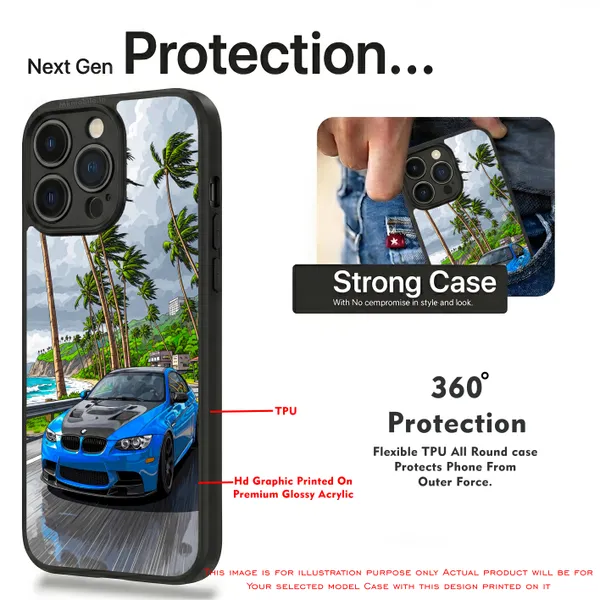 Sports_Car_On_Street__Design_Printed_Premium_Glossy_Back_Case_Cover_With_Camera_Protection_Mk000229_Bx