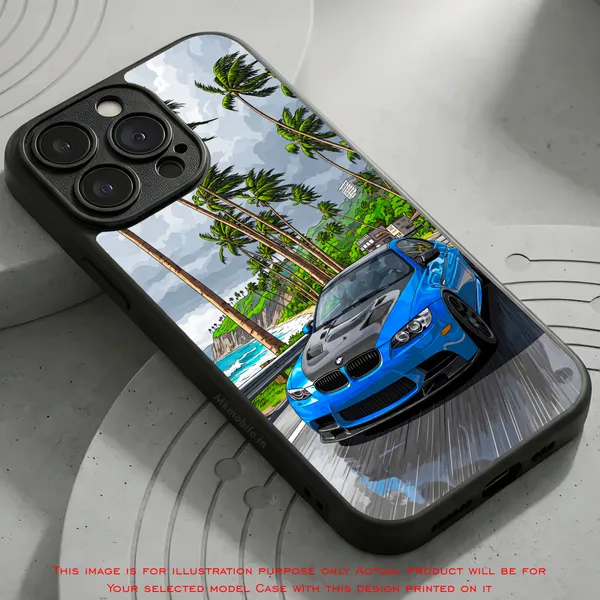 Sports_Car_On_Street__Design_Printed_Premium_Glossy_Back_Case_Cover_With_Camera_Protection_Mk000229_Bx