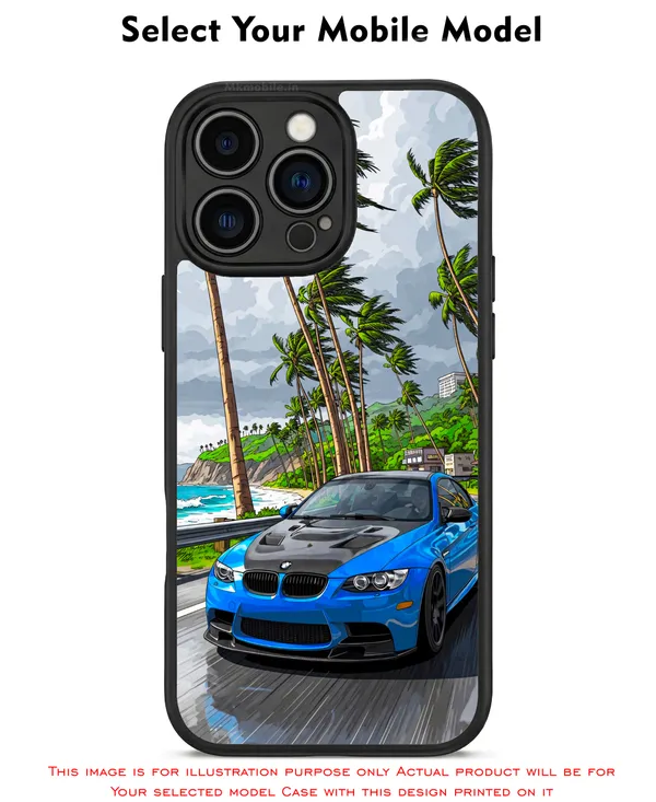 Sports_Car_On_Street__Design_Printed_Premium_Glossy_Back_Case_Cover_With_Camera_Protection_Mk000229_Bx