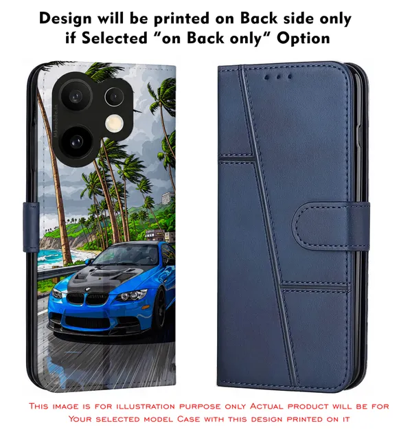 Sports_Car_On_Street__Design_Printed_Flip_Case_Cover_With_Camera_Protection_Mk000229_Fcuv