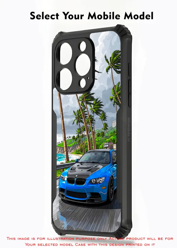 Sports_Car_On_Street__Design_Printed_Bumper_Glossy_Back_Case_Cover_With_Camera_Protection_Mk000229_Ip